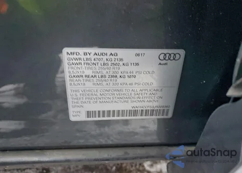 2018 Audi Q3 Premium Plus z USA, uszkodzony, nr VIN WA1HCCFS2JR009360